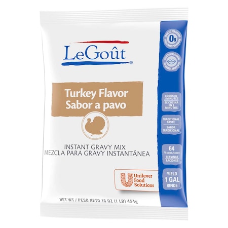 Legout Legout Turkey Flavor Instant Gravy Mix 1lbs Bag, PK8 84129599